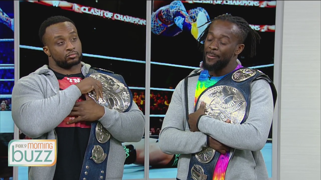 The New Day visits FOX 9 ahead of their WWE's Tables, Ladders and Chairs match at Target Center