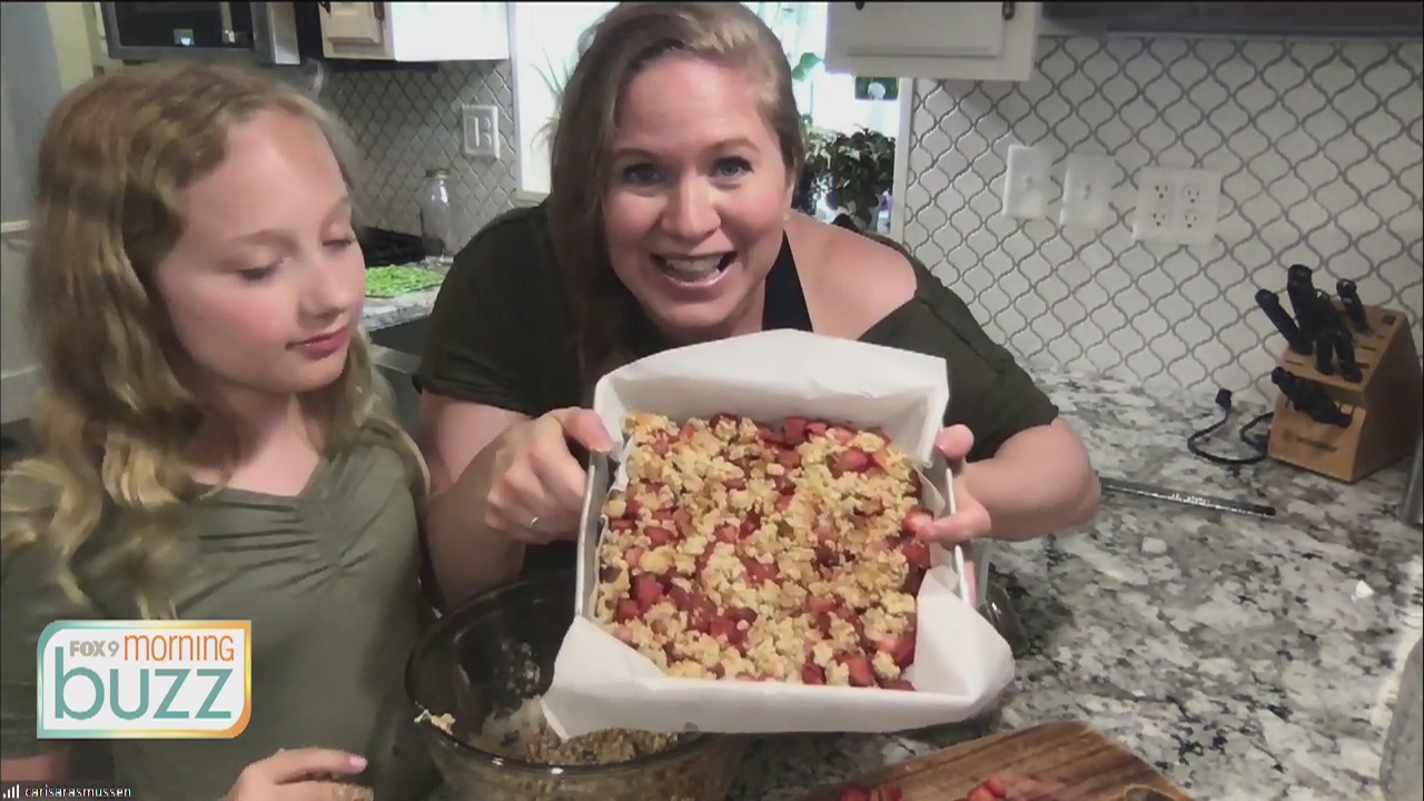 Strawberry season is nearly here! Make sure you have this recipe for strawberry bars handy