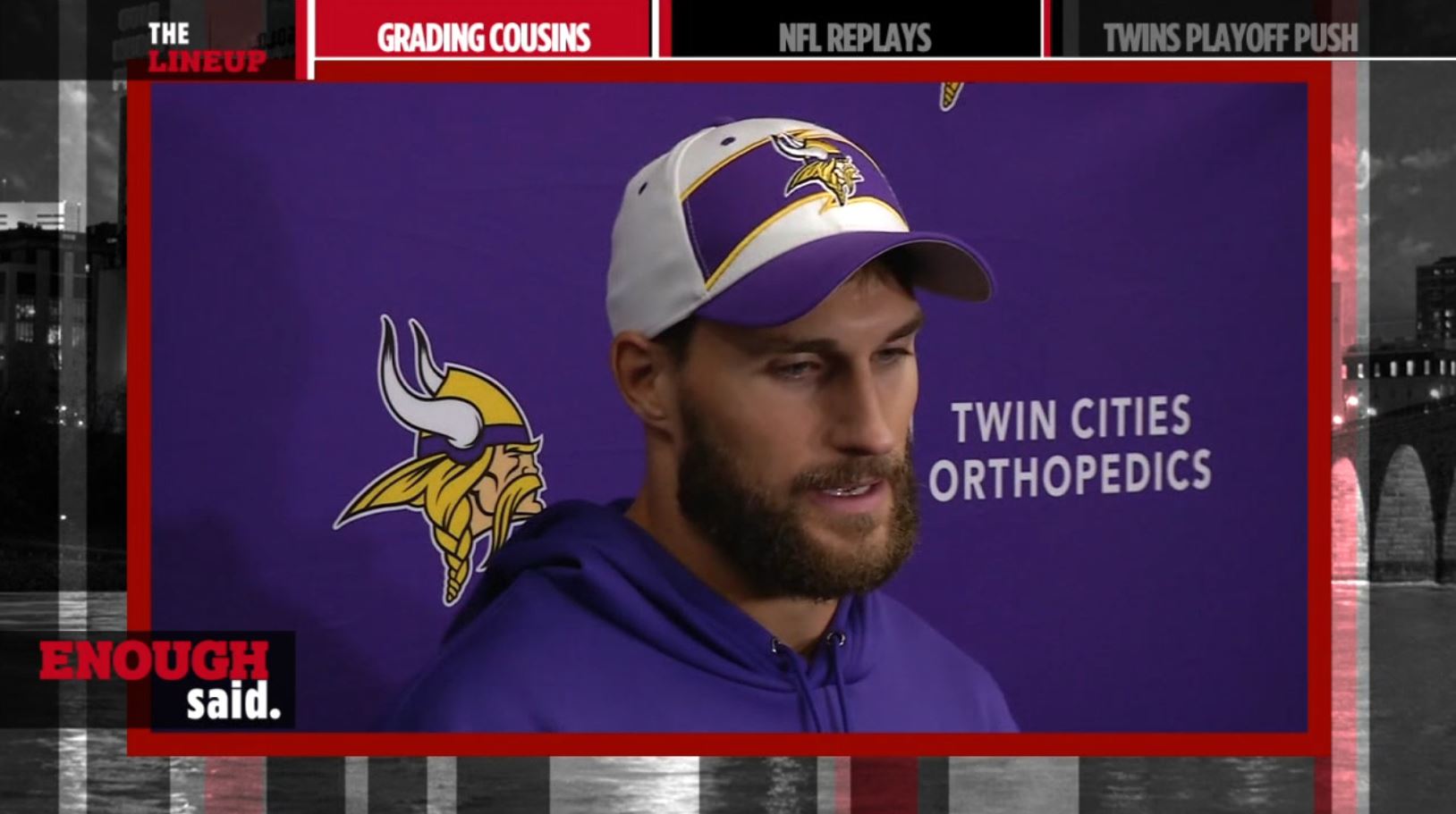 Enough Said: Kirk Cousins, Twins blasting homers, Trudeau questionable costumes