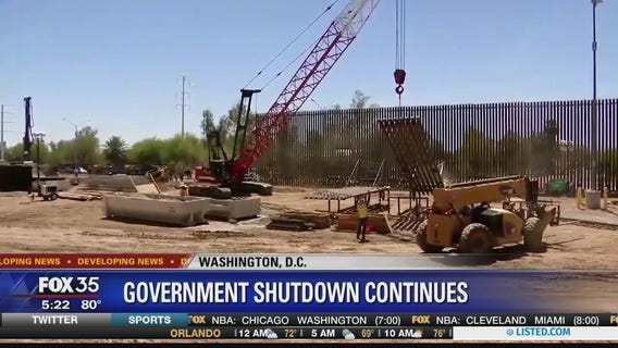 Government shutdown continues over border wall funding