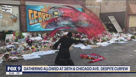 Dancer performs tribute to George Floyd at 38th and Chicago memorial