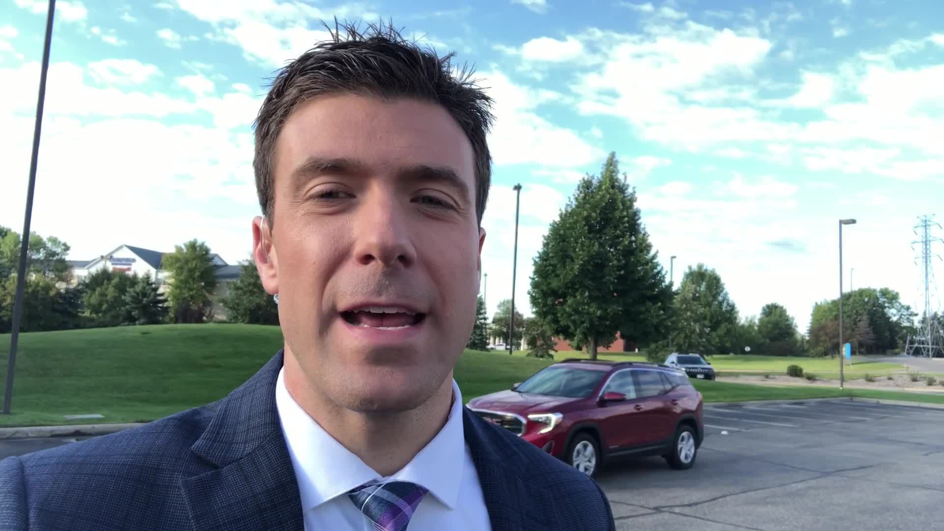 Monday's forecast: Sunny with low humidity