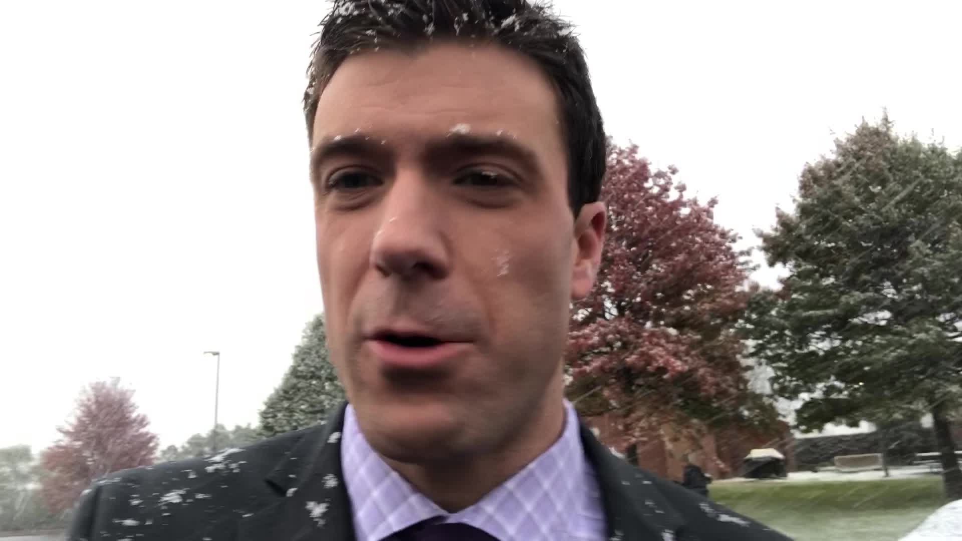 Friday's forecast: SNOW! (ok...it won't stick, but you should see it!)