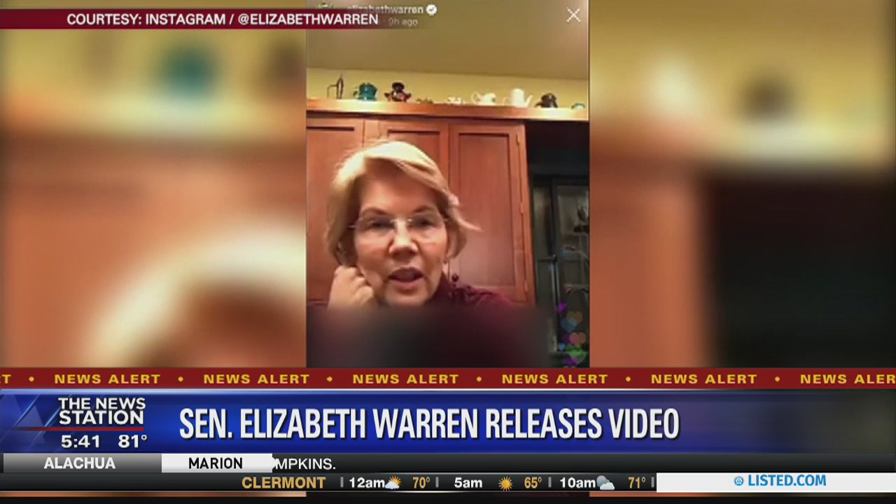 Trump responds to Warren's presidential bid
