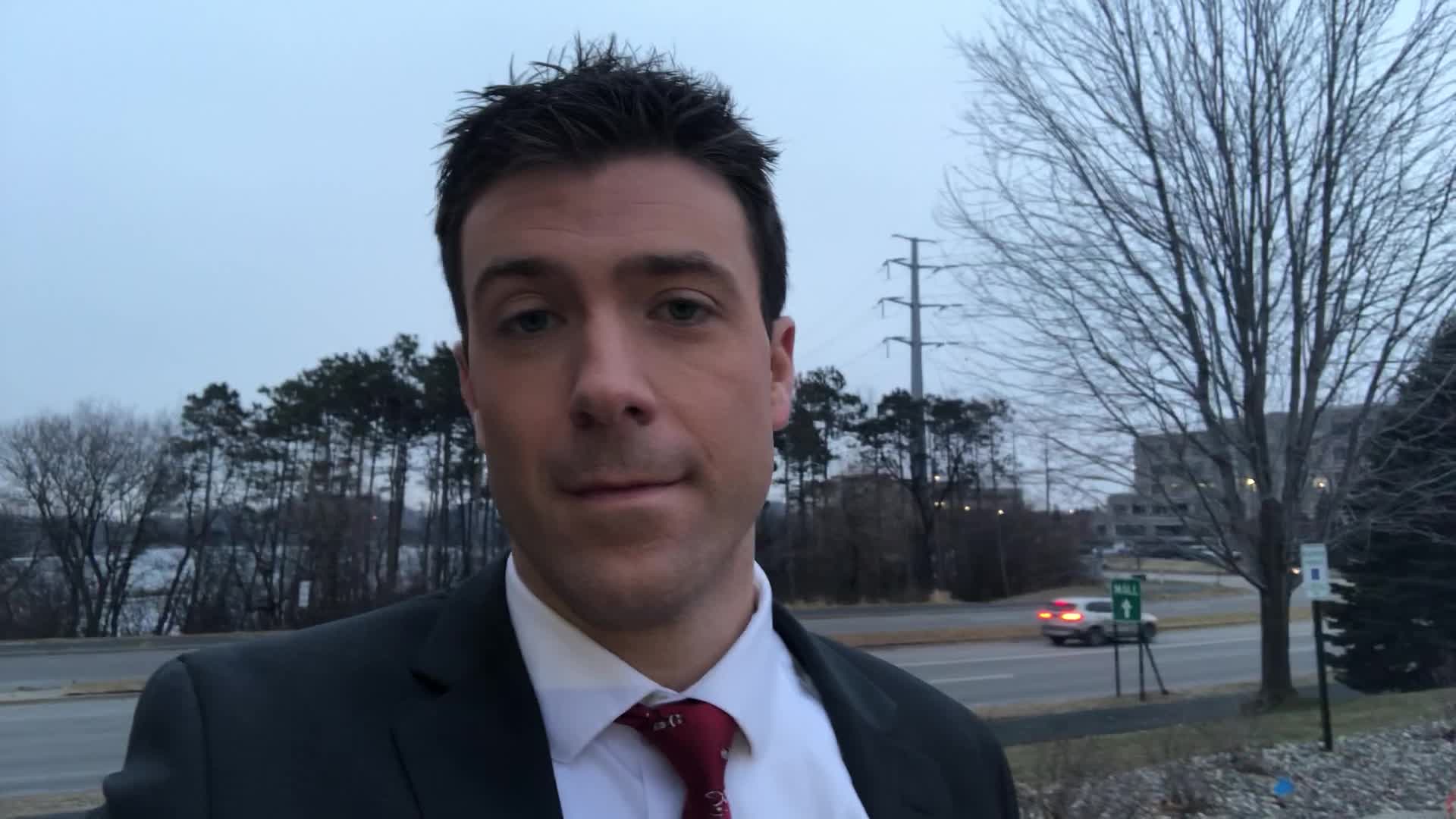 Thursday's forecast: Cloudy with a high around 30