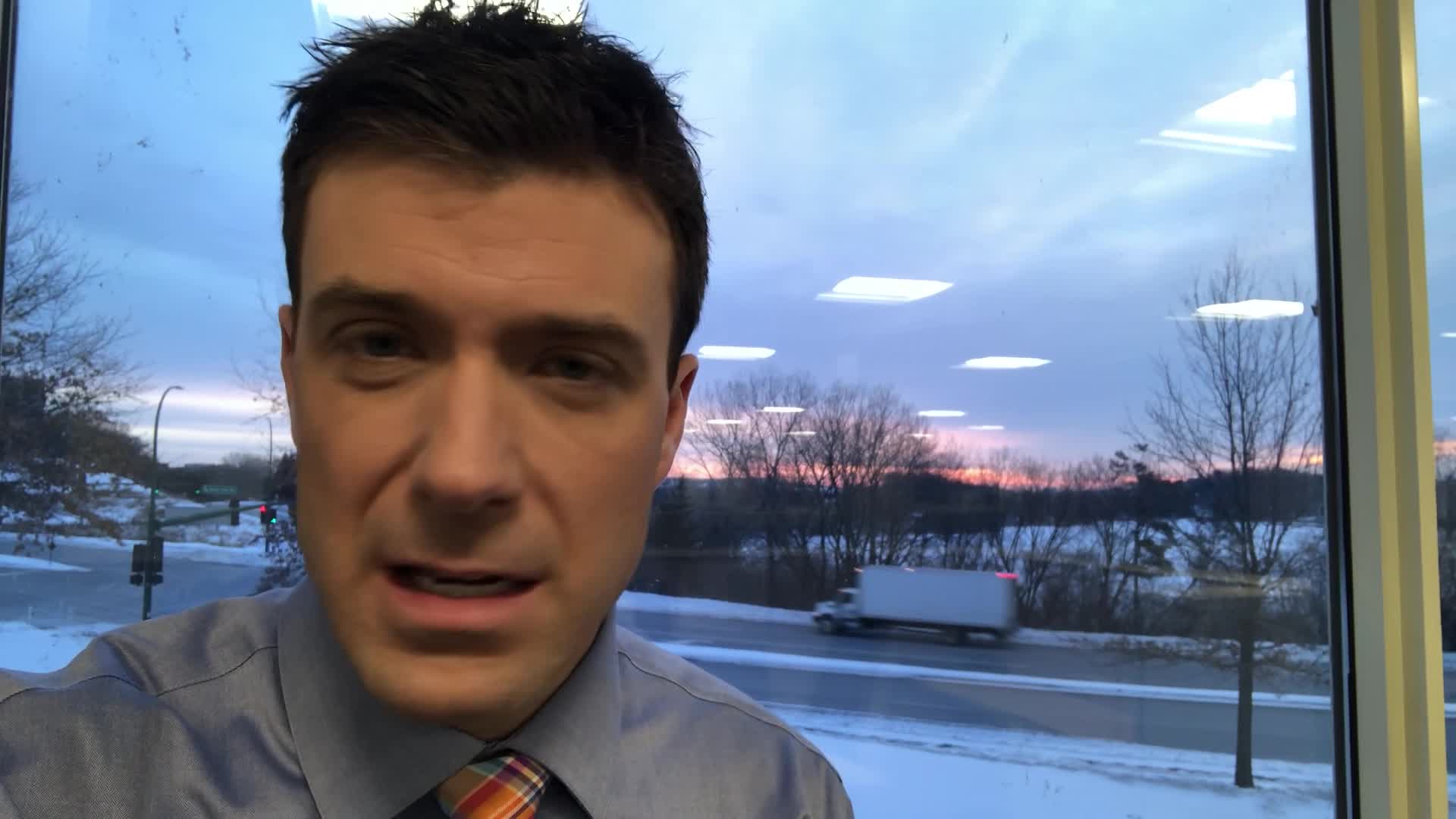 Thursday's forecast: COLD! with a dusting of snow possible