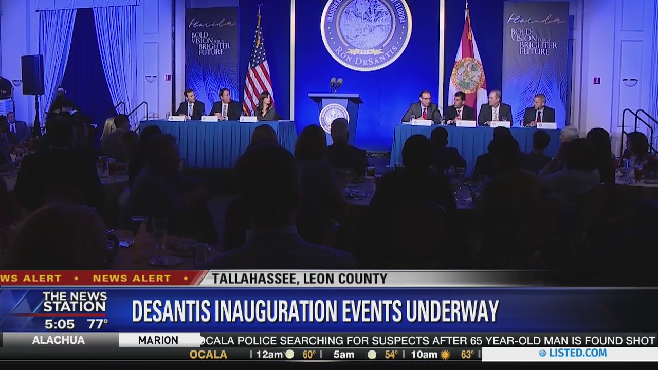 DeSantis inauguration events underway