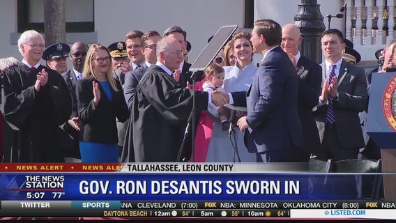 Ron DeSantis sworn in as Florida governor