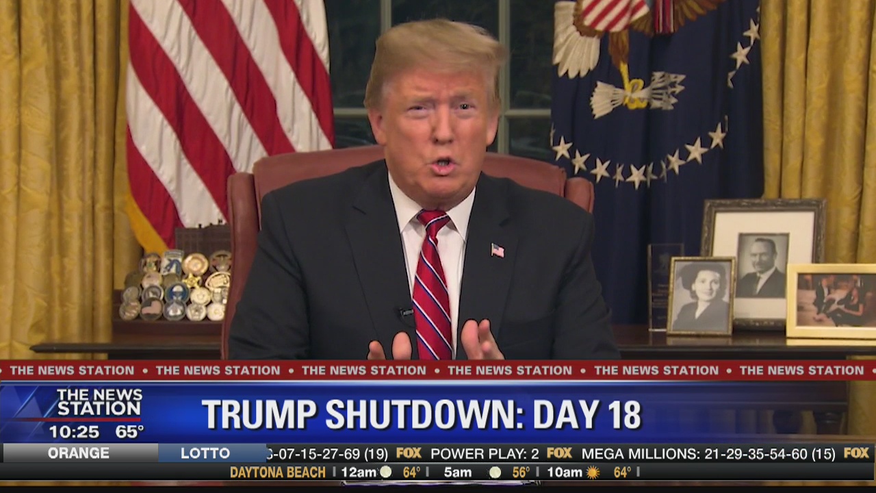 Trump addresses nation