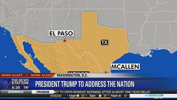 Trump to address nation on border wall