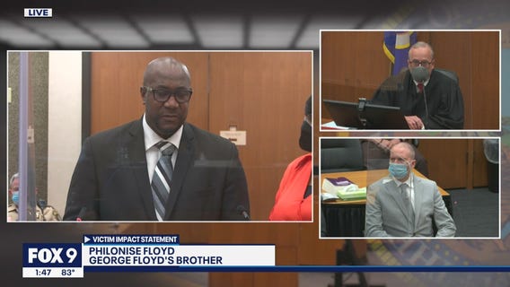 Philonise Floyd asks judge to give maximum sentence for Derek Chauvin in George Floyd's death