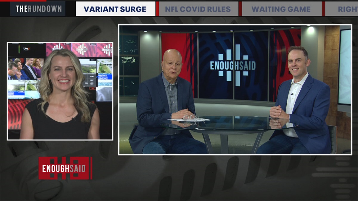 Enough Said: Delta variant cases spike, NFL announces new COVID-19 rules
