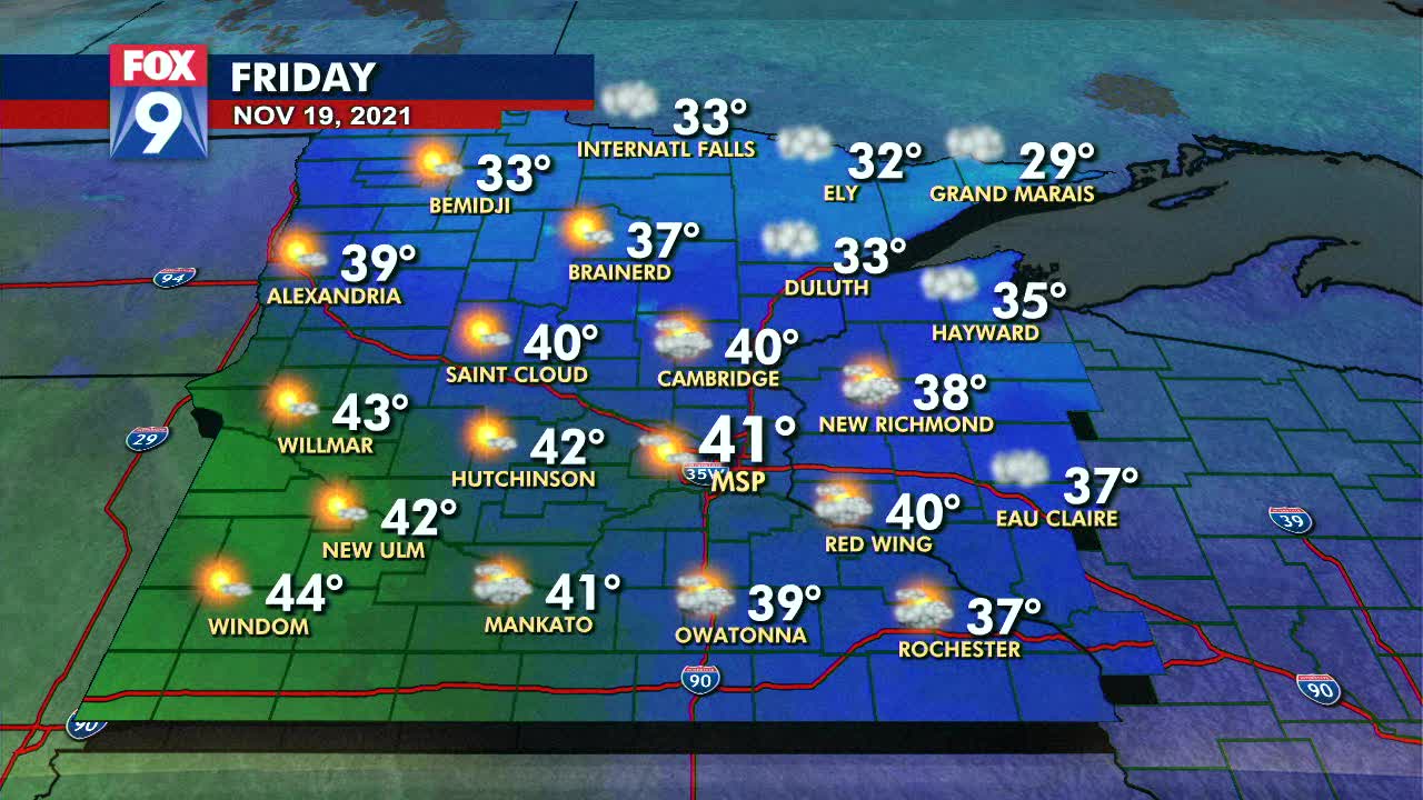 Friday's forecast: Milder, but the wind sticks around