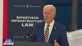 President Biden visits Rosemount to tout infrastructure plan