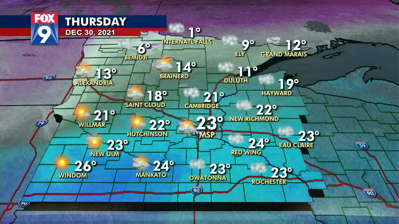 Thursday's forecast: Warmer today....then watch out!