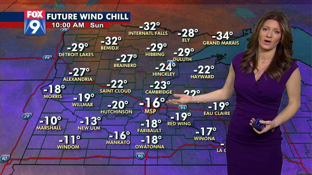 Sunday's forecast: The cold is back