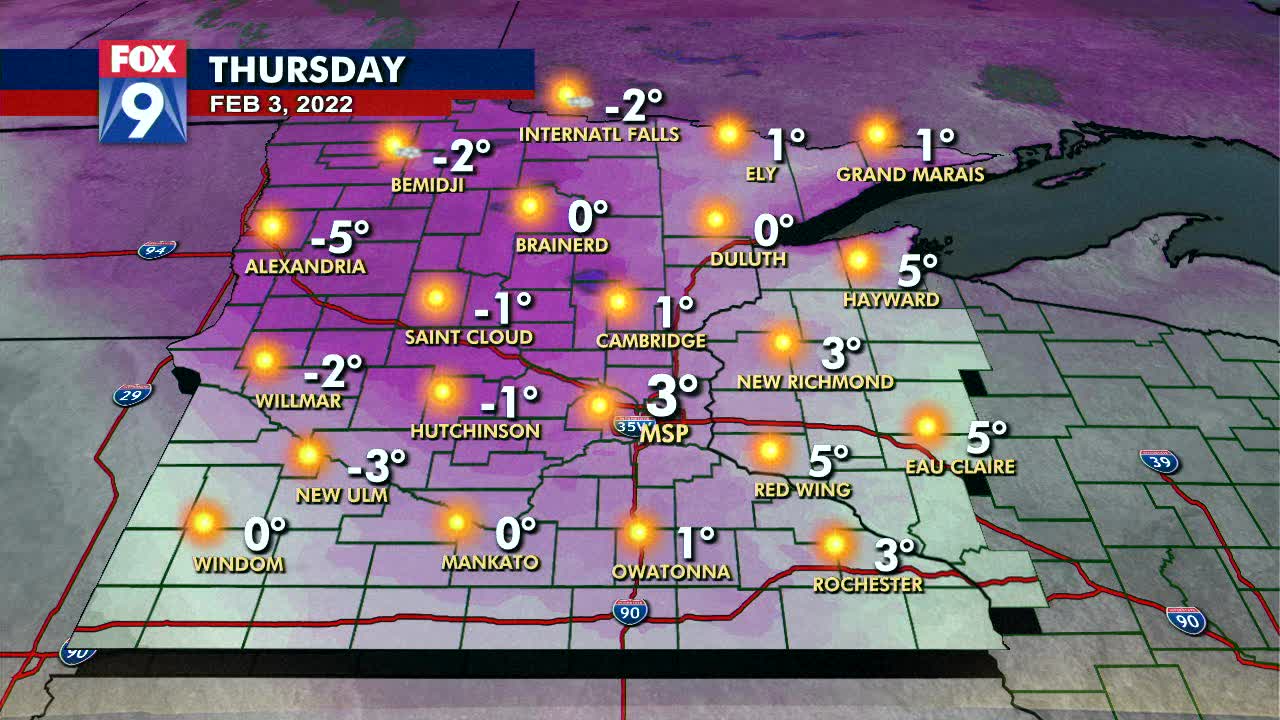 Thursday's forecast: Another cold one