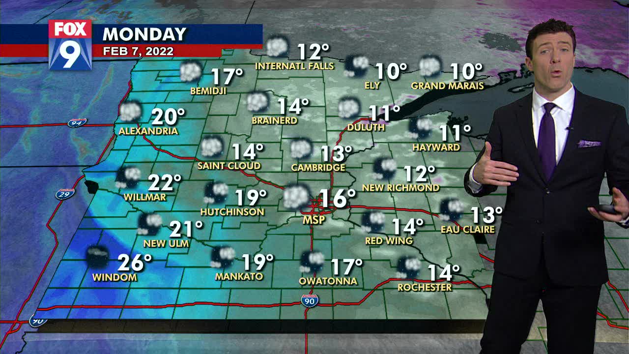 Monday's forecast: Highs in 20s, colder overnight