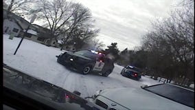 Full dash cam video: Fleeing shooting suspect barrels into Brooklyn Park police squads