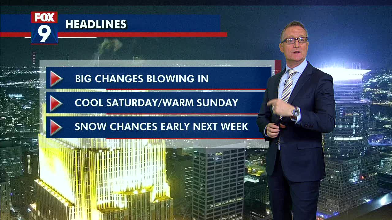 Thursday's forecast: Big changes blowing in