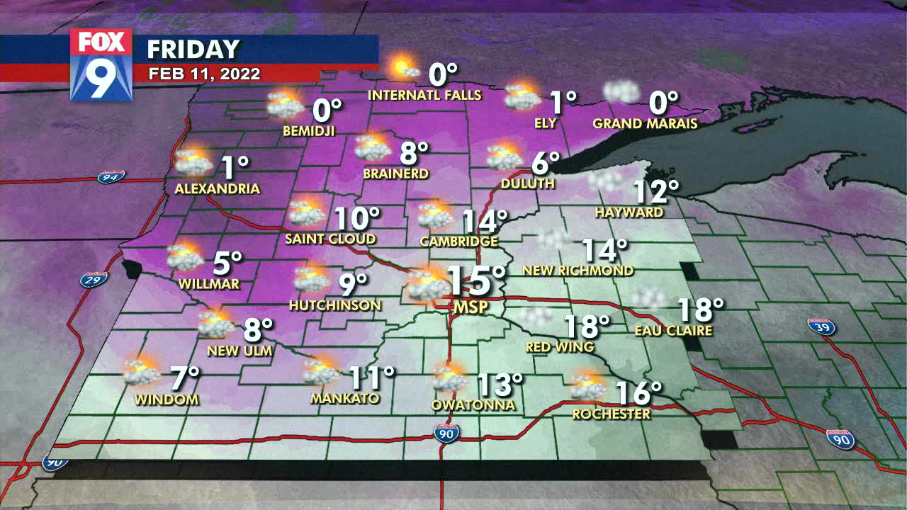 Friday's forecast: A warm start, but temps fall throughout the day