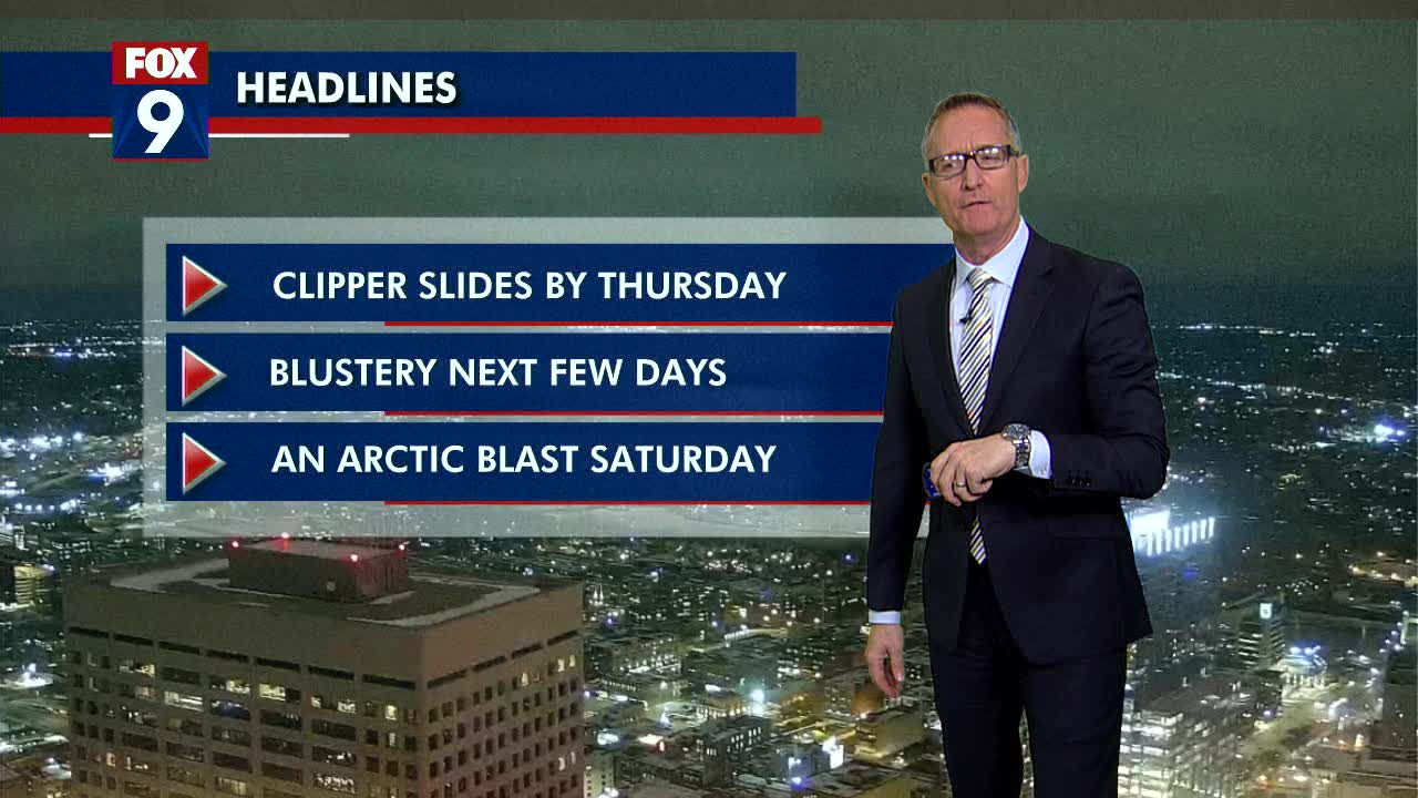 Changing scenarios Wednesday into Thursday throughout the Twin Cities