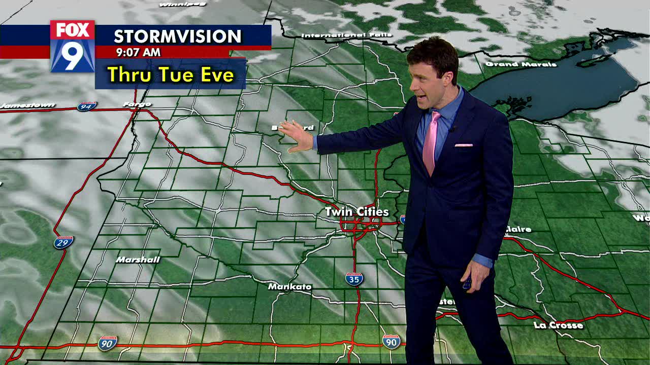 Weather forecast: Warmer, increasing clouds on Tuesday in Minnesota