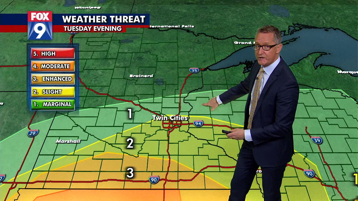 Tuesday evening weather: Another round of storms expected