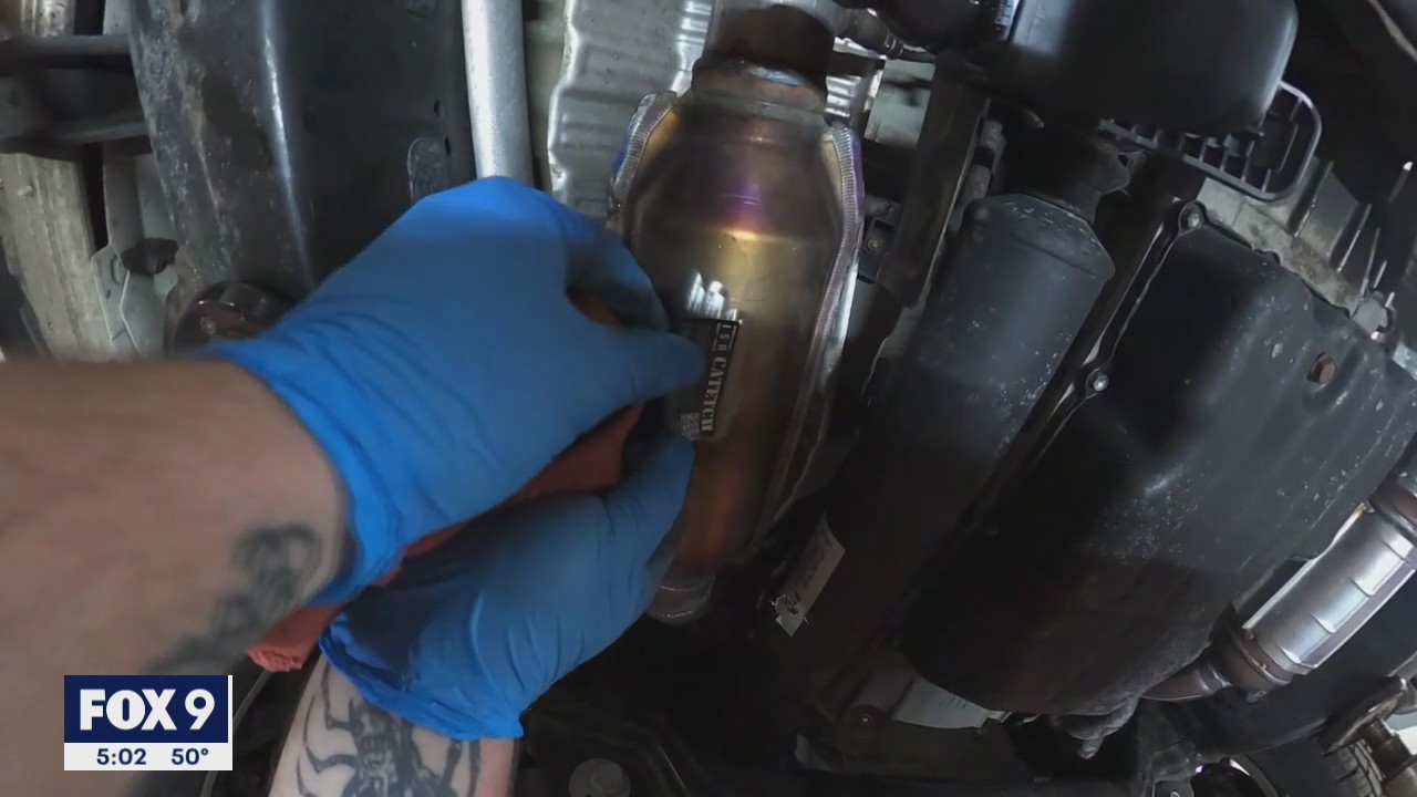 Minnesota program marks catalytic converters to prevent rising thefts