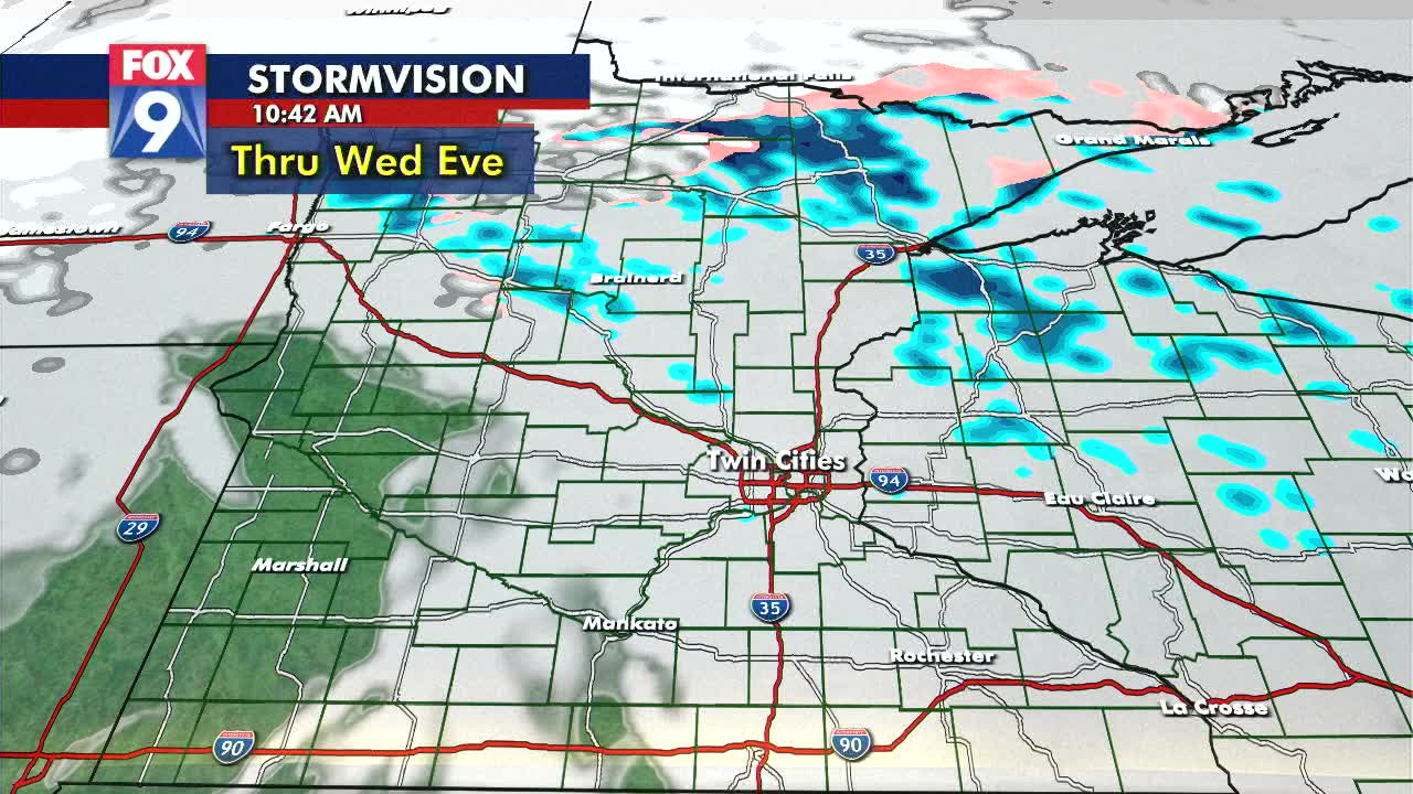 Wednesday's forecast: Lingering rain will move on, but wind and colder temps will follow