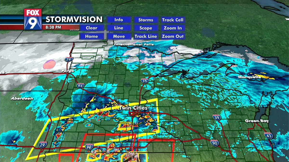 Tuesday night weather: Storms roll through metro