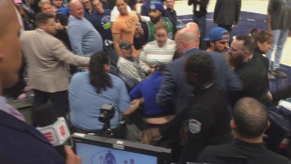 Animal rights protester removed from Timberwolves game in Minneapolis