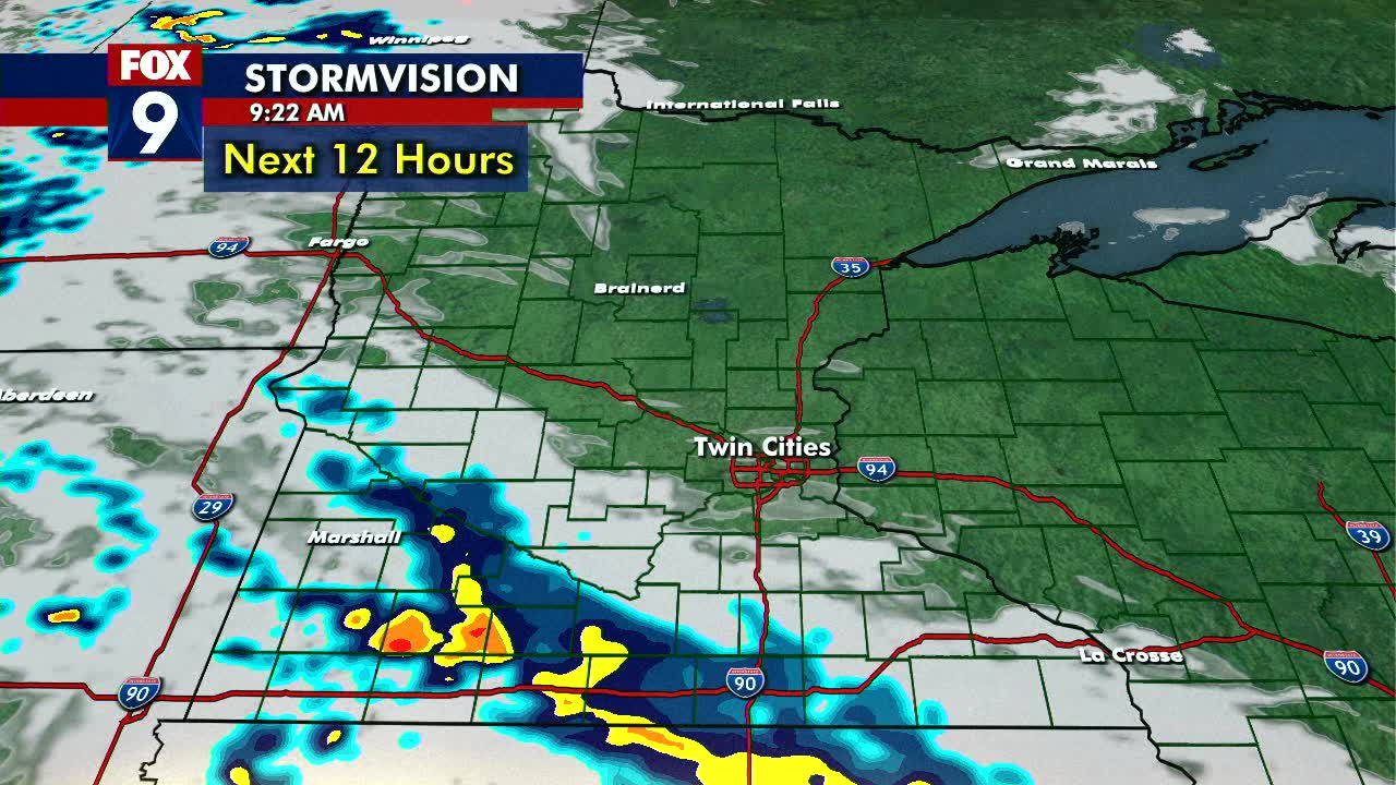 Tuesday's forecast: Sunny with scattered rain possible