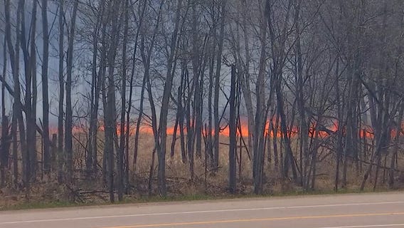 MN DNR warns that fire season has begun after grassfire torches 83 acres in Blaine