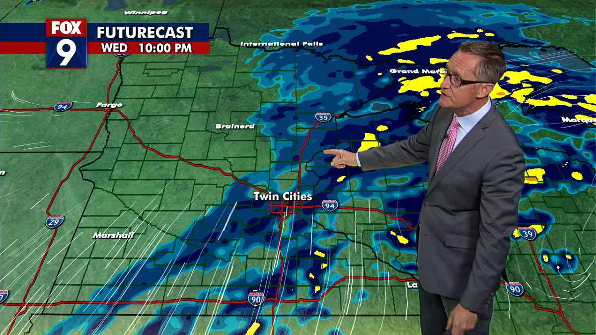 Minnesota weather: Rainy Wednesday ahead