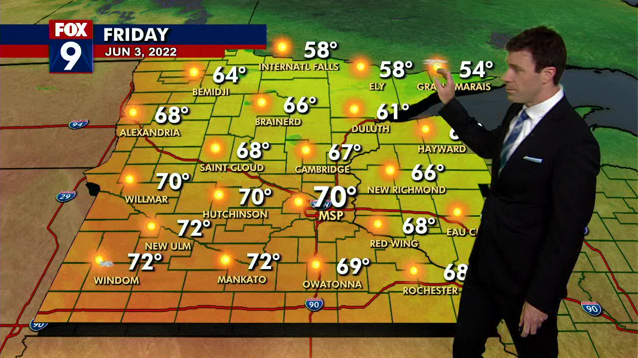 Friday's forecast: Sunny and pleasant!