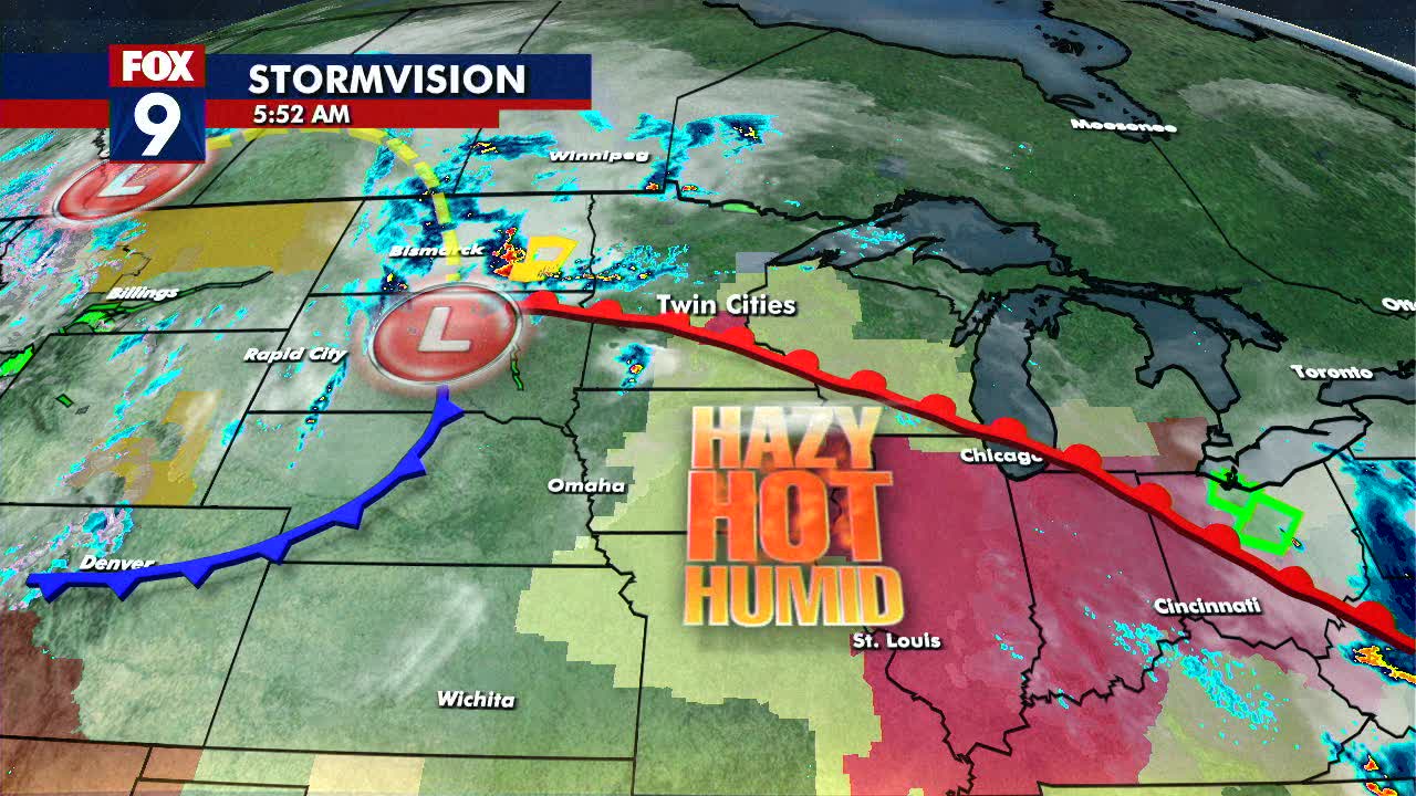 Tuesday's forecast: Highs near 100