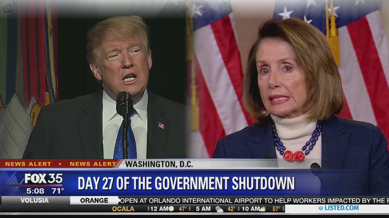 Day 27 of the government shutdown