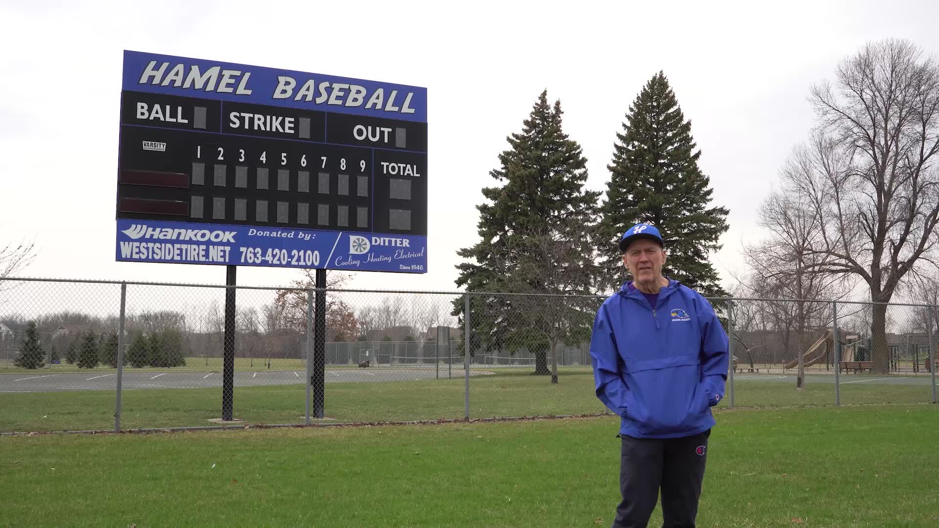 History of the Hamel Hawks town ball team