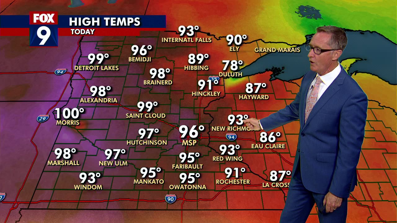 Minnesota weather: Monday expected to be another scorcher