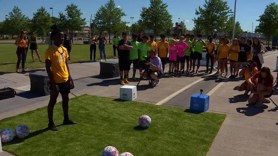 Fox 9 Sports Now: MLS Skills Challenge Tour bus hits Twin Cities