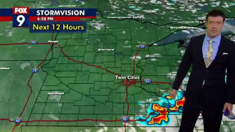 Tuesday's forecast: Scattered rain early in the day followed by sun