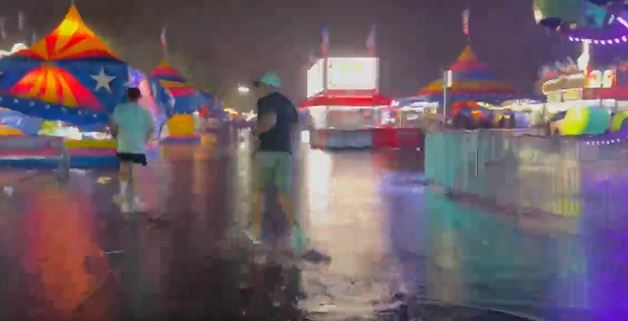 Minnesota State Fair flash flooding during thunderstorm | FOX 9 ...