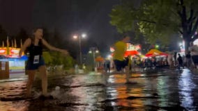 RAW: Video of flooding at by the Grandstand at the Minnesota State Fair