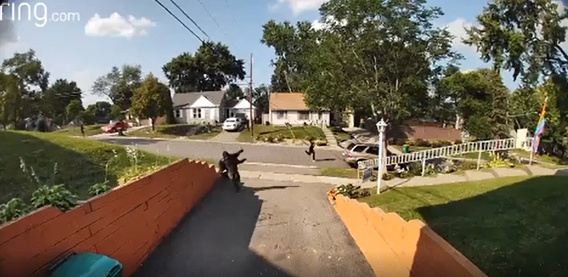 RAW: Video shows children running after shooting in Crystal