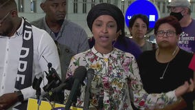 MSP Airport workers, U.S. Rep. Omar highlight need for affordable health insurance