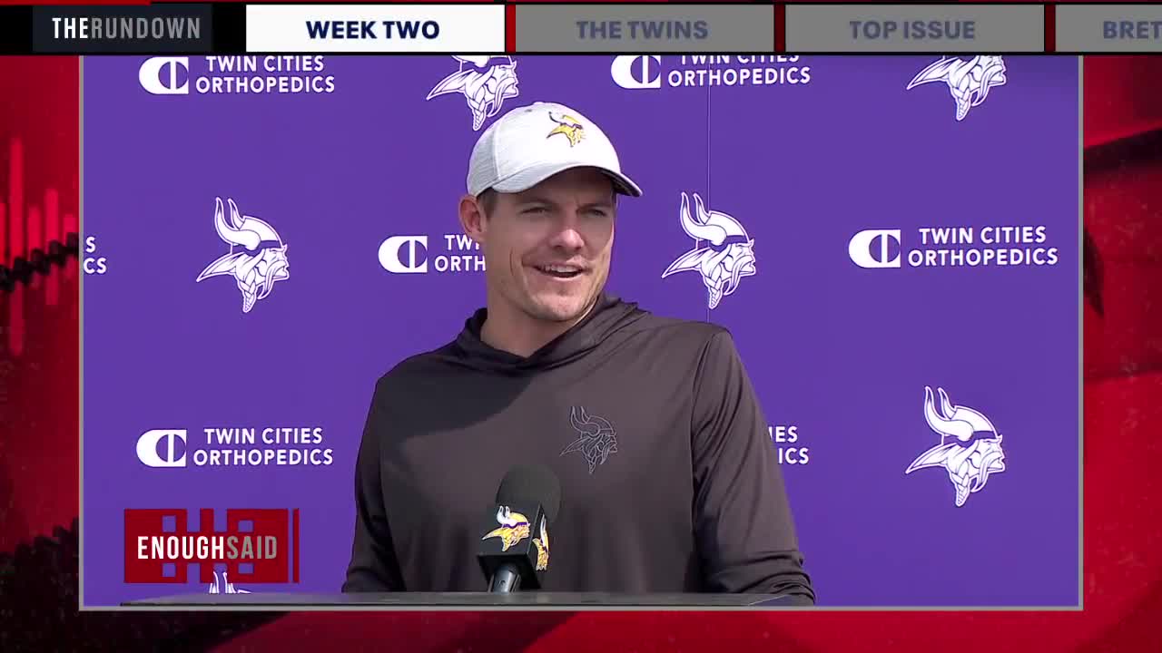 Enough Said: Minnesota Vikings on MNF, Twins playoff push and Dan prepares to be HOF inducted