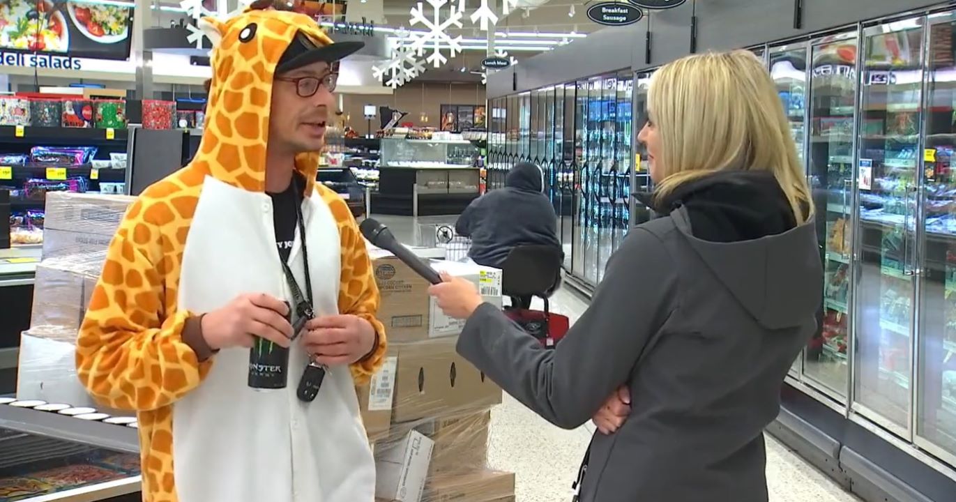 Thanksgiving shopper came for turkey leg to 'Henry the VIII' it