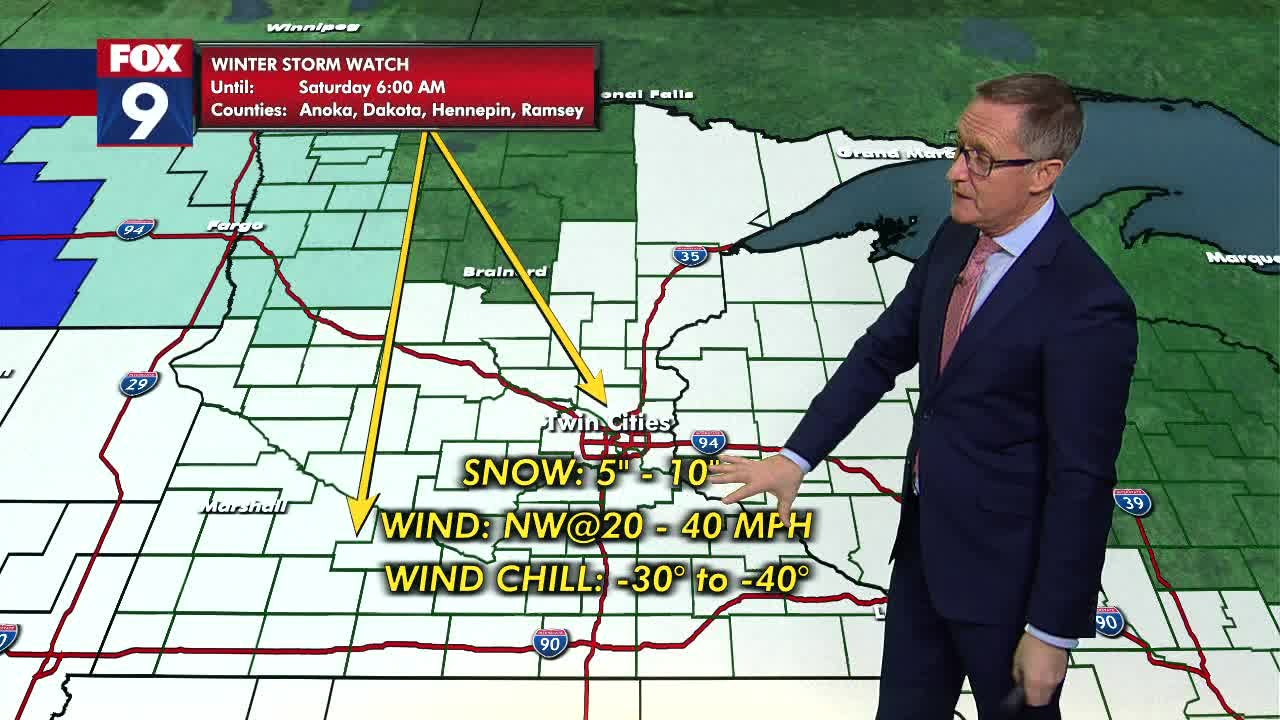 Winter storm watch in effect that could impact holiday travel in Midwest