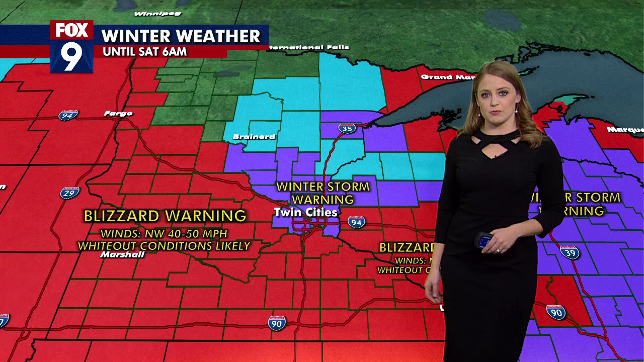 Minnesota weather: Winds pick up Thursday night, blowing snow, impacting travel